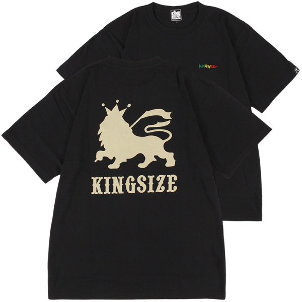 画像1: 【ラストXXXLのみ】KINGSIZE（キングサイズ）“RASTA LION TEE” (1)