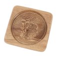 画像1: BUDS（バッズ）“MANEKIDARUMA WOOD COASTER” (1)