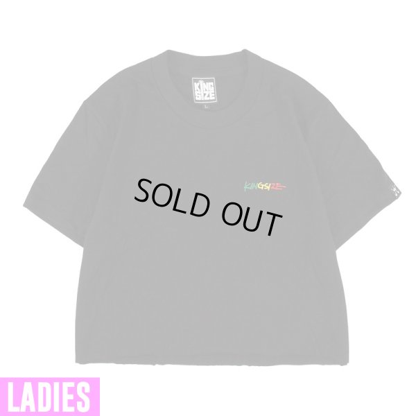 画像1: [レディース] KINGSIZE（キングサイズ）“RASTA LOGO CROPED LADYS TEE” (1)