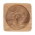 画像2: BUDS（バッズ）“MANEKIDARUMA WOOD COASTER” (2)