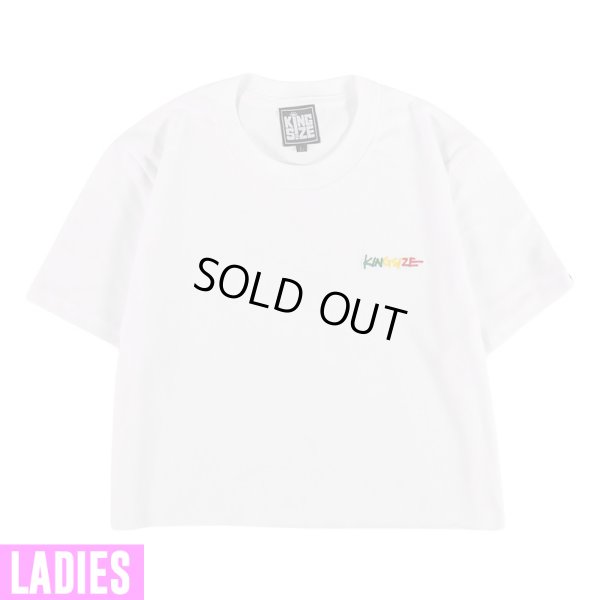 画像1: [レディース] KINGSIZE（キングサイズ）“RASTA LOGO CROPED LADYS TEE” (1)