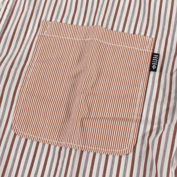 画像6: 【ラストXLのみ】PeeTee. (ピーティー) “SWITCHING STRIPE SHIRTS” (6)