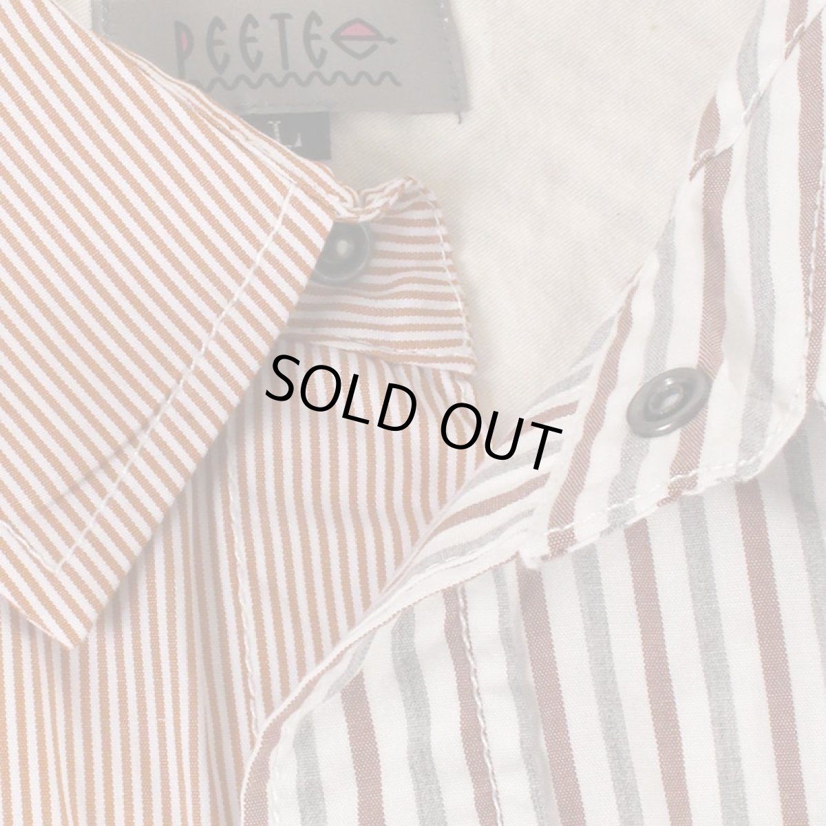 画像4: 【半額】【ラストXLのみ】PeeTee. (ピーティー) “SWITCHING STRIPE SHIRTS” (4)