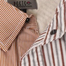 画像4: 【ラストXLのみ】PeeTee. (ピーティー) “SWITCHING STRIPE SHIRTS” (4)