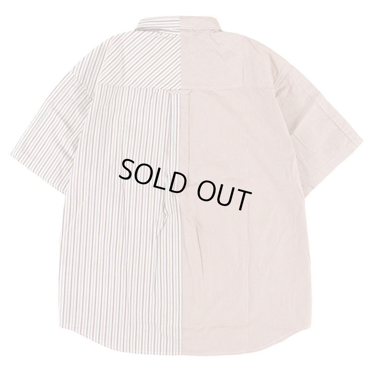 画像2: 【半額】【ラストXLのみ】PeeTee. (ピーティー) “SWITCHING STRIPE SHIRTS” (2)