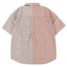 画像2: 【ラストXLのみ】PeeTee. (ピーティー) “SWITCHING STRIPE SHIRTS” (2)
