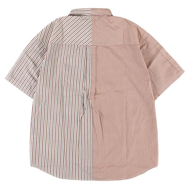 画像2: 【ラストXLのみ】PeeTee. (ピーティー) “SWITCHING STRIPE SHIRTS” (2)