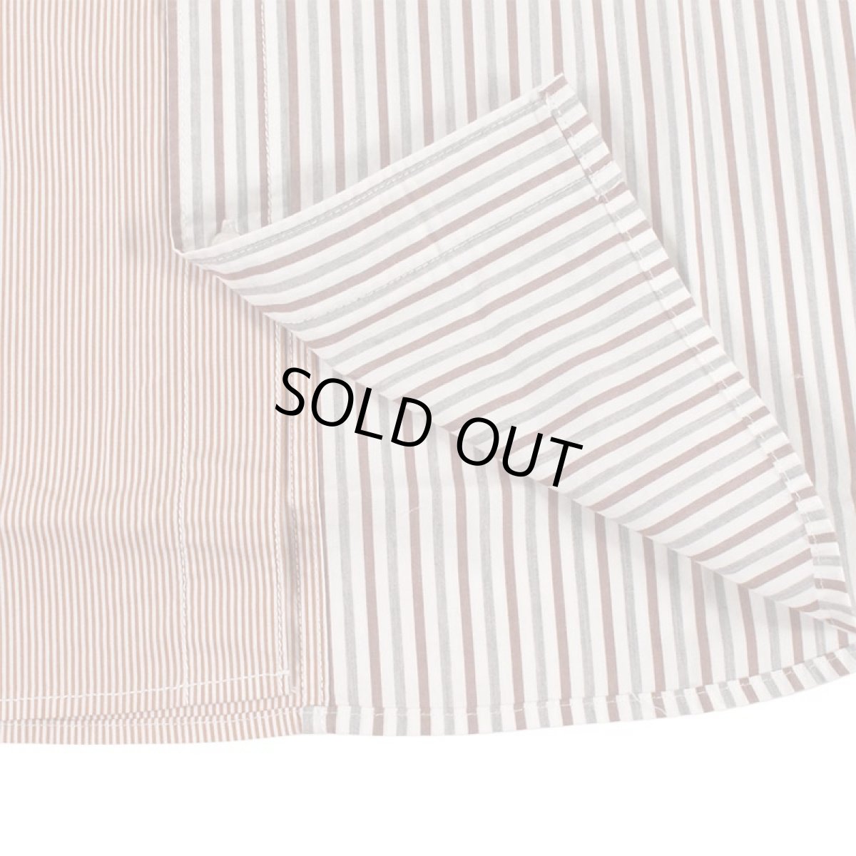 画像8: 【半額】【ラストXLのみ】PeeTee. (ピーティー) “SWITCHING STRIPE SHIRTS” (8)