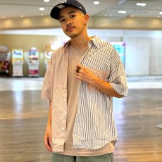 画像14: 【ラストXLのみ】PeeTee. (ピーティー) “SWITCHING STRIPE SHIRTS” (14)