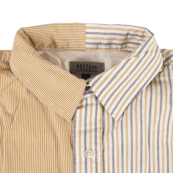 画像3: PeeTee. (ピーティー) “SWITCHING STRIPE SHIRTS” (3)