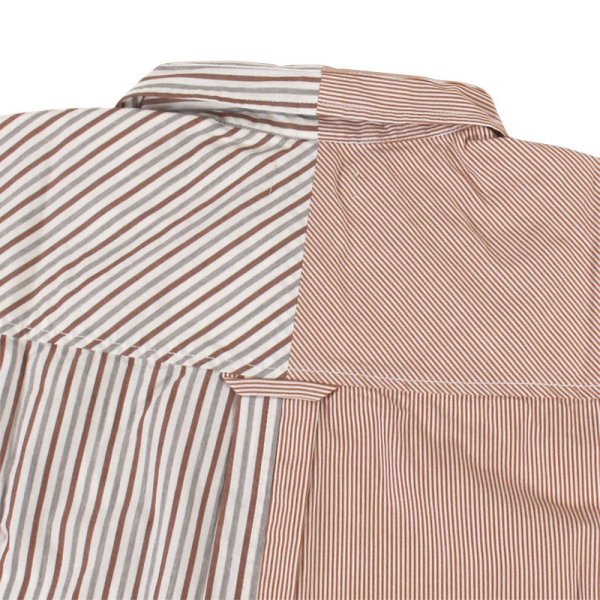 画像11: 【ラストXLのみ】PeeTee. (ピーティー) “SWITCHING STRIPE SHIRTS” (11)