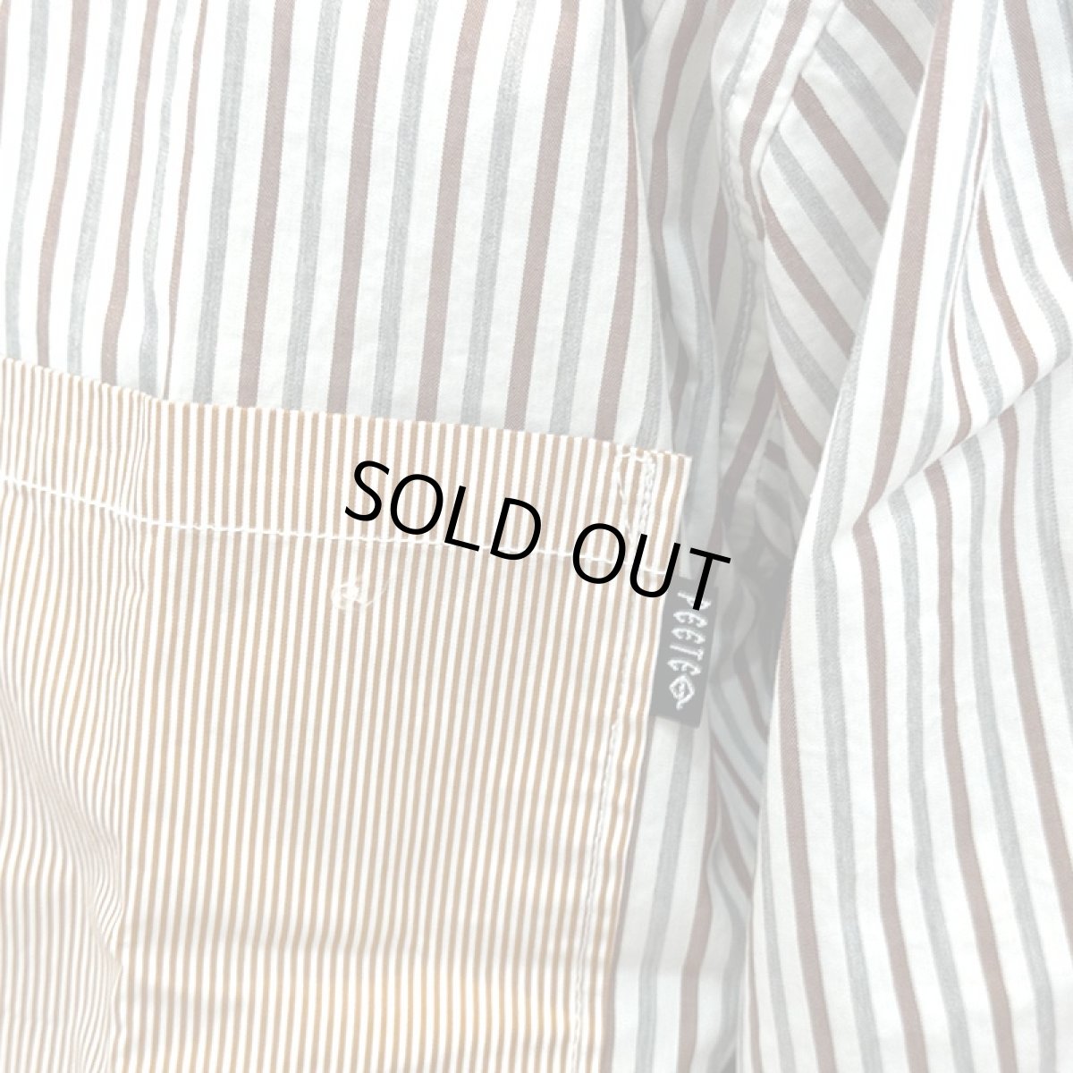 画像15: 【半額】【ラストXLのみ】PeeTee. (ピーティー) “SWITCHING STRIPE SHIRTS” (15)