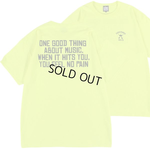 画像1: 【ラストMのみ】KINGSIZE（キングサイズ）“No.5 MESSAGE TEE” (1)