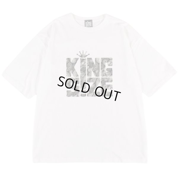 画像1: 【ラストXLのみ】KINGSIZE（キングサイズ）“PAISLEY BLUNT TEE” (1)