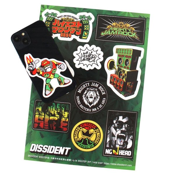 画像2: KINGSIZE(キングサイズ)xHiGHEST MOUNTAIN “A4 STICKER SHEET” (2)