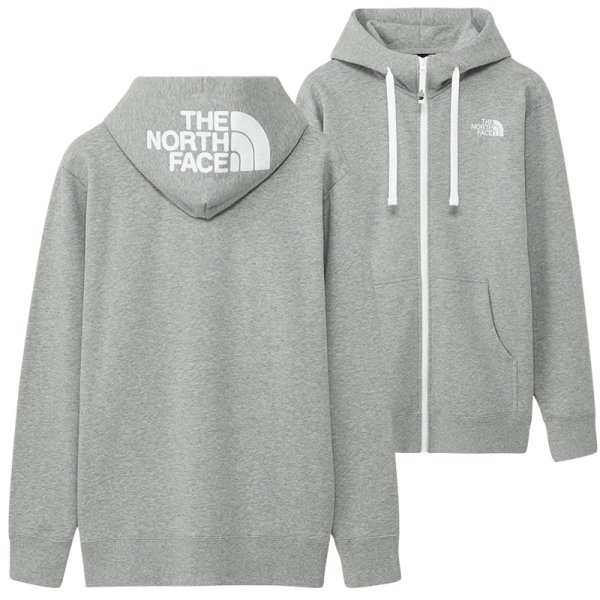 画像1: THE NORTH FACE（ザノースフェイス）“REARVIEW FULL ZIP HOODIE（リアビューフルジップフーディ）ミックスグレー” (1)