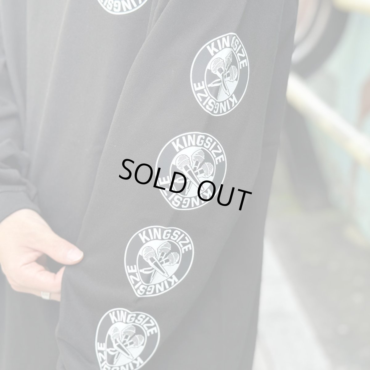 画像16: 【ラストMのみ】KINGSIZE（キングサイズ）“THREE THE MIC L/S TEE” (16)