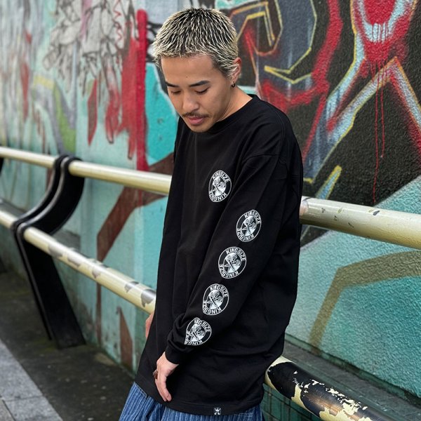 画像13: 【ラストMのみ】KINGSIZE(キングサイズ)“THREE THE MIC L/S TEE” (13)