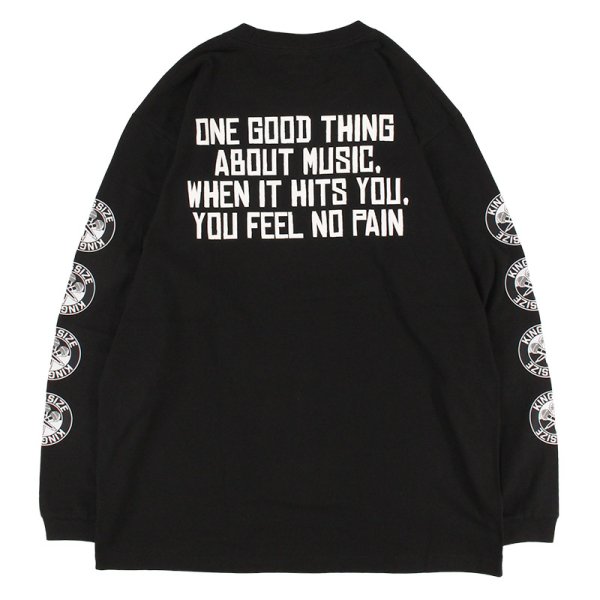 画像3: 【ラストMのみ】KINGSIZE(キングサイズ)“THREE THE MIC L/S TEE” (3)