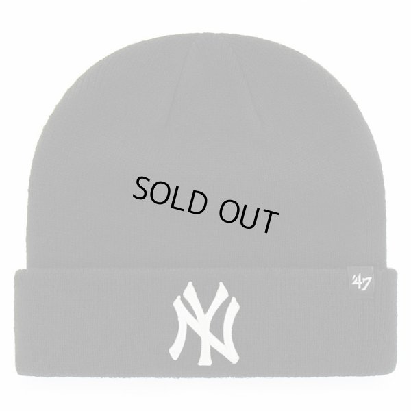 画像1: '47 (フォーティーセブン) “YANKEES RAISED ‘47 CUFF KNIT BLACK” (1)