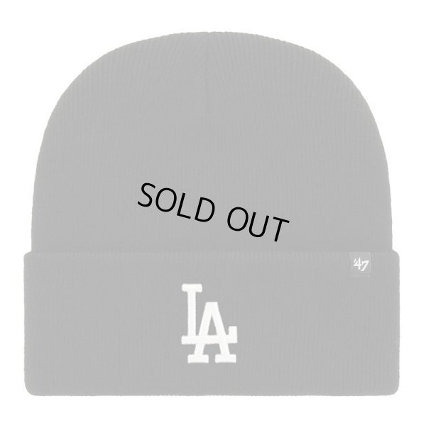 画像1: '47 (フォーティーセブン) “DODGERS RAISED ‘47 CUFF KNIT BLACK” (1)