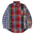 画像1: 【ラストLのみ】KINGSIZE（キングサイズ）“CRAZY L/S  SHIRT” (1)