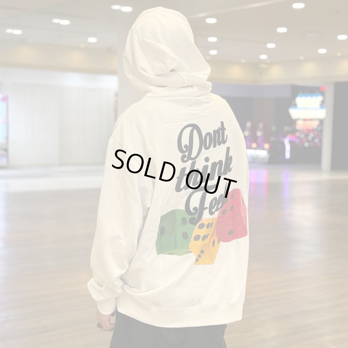 画像15: 【ラストLのみ】KINGSIZE（キングサイズ）“DICE HOODSWEAT” (15)