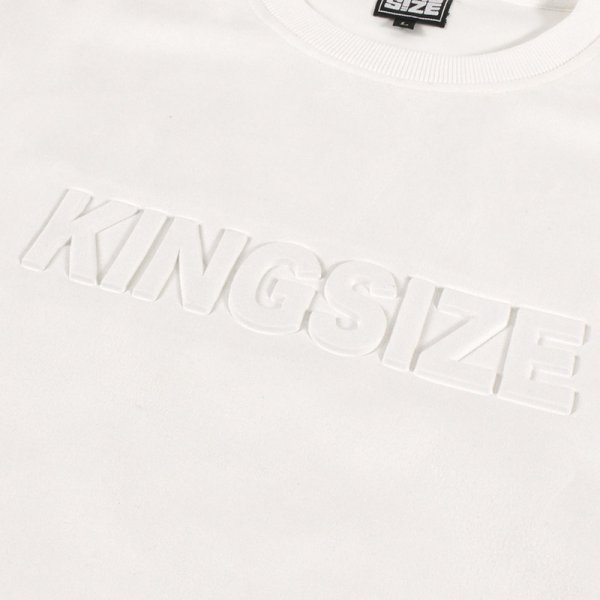 画像4: 【ラストLのみ】KINGSIZE（キングサイズ）“KING EMBOSS CREWSWEAT” (4)