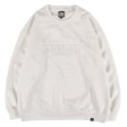 画像1: 【ラストLのみ】KINGSIZE（キングサイズ）“KING EMBOSS CREWSWEAT” (1)