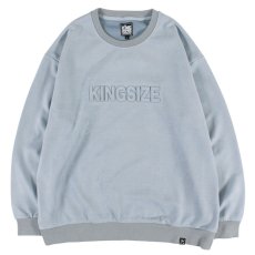 画像1: KINGSIZE（キングサイズ）“KING EMBOSS CREWSWEAT” (1)