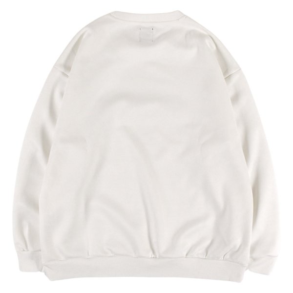 画像2: 【ラストLのみ】KINGSIZE（キングサイズ）“KING EMBOSS CREWSWEAT” (2)