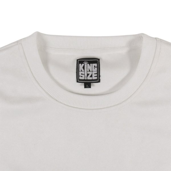 画像3: 【ラストLのみ】KINGSIZE（キングサイズ）“KING EMBOSS CREWSWEAT” (3)
