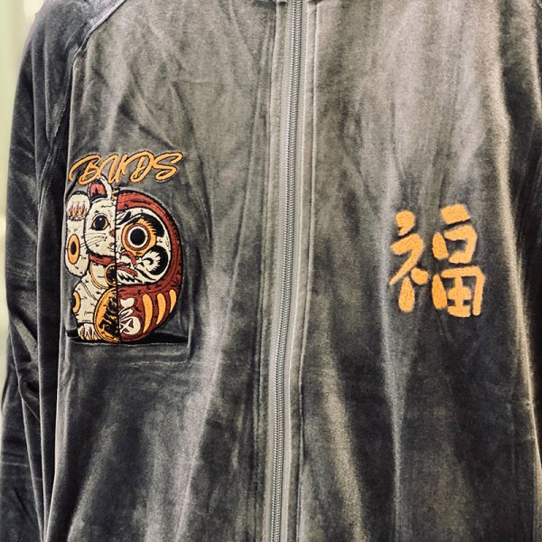 画像14: BUDS（バッズ）“MANEKIDARUMA VELOR TRACK JACKET” (14)