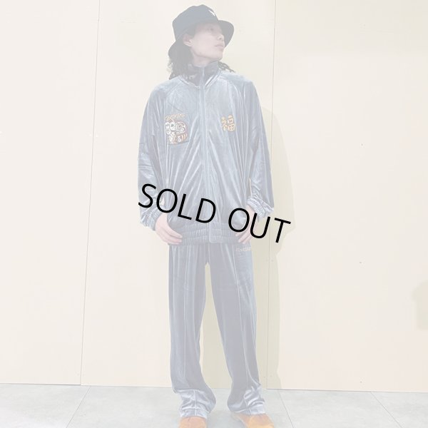 画像17: 【ラストXLのみ】BUDS（バッズ） “バッズ倶楽部 VELOR TRACK PANTS” (17)