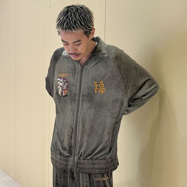 画像13: BUDS（バッズ）“MANEKIDARUMA VELOR TRACK JACKET” (13)