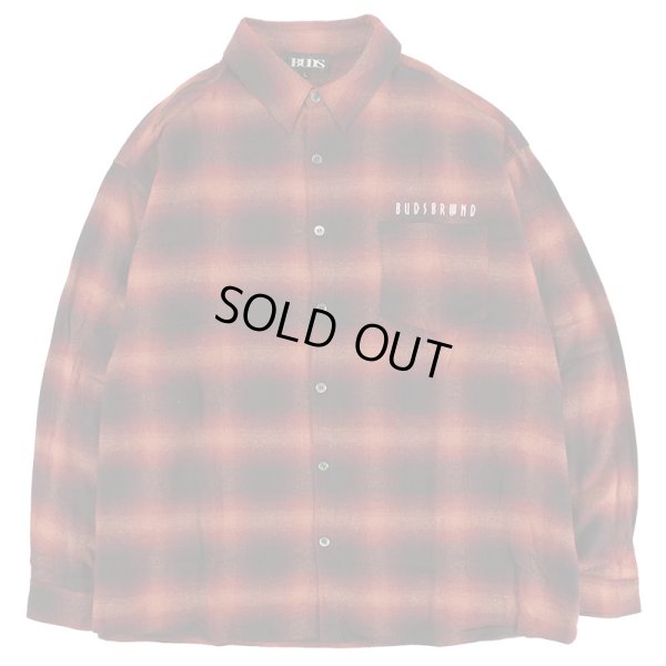 画像1: 【ラストXLのみ】BUDS（バッズ）“OMBRECHECK FLANNEL SHIRTS” (1)