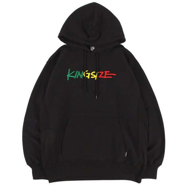 画像1: KINGSIZE（キングサイズ）“RASTA LOGO HOODSWEAT” (1)