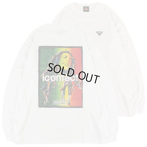 画像1: 【ラストXLのみ】BUDS（バッズ）× icontact “ONE LOVE L/S TEE” (1)