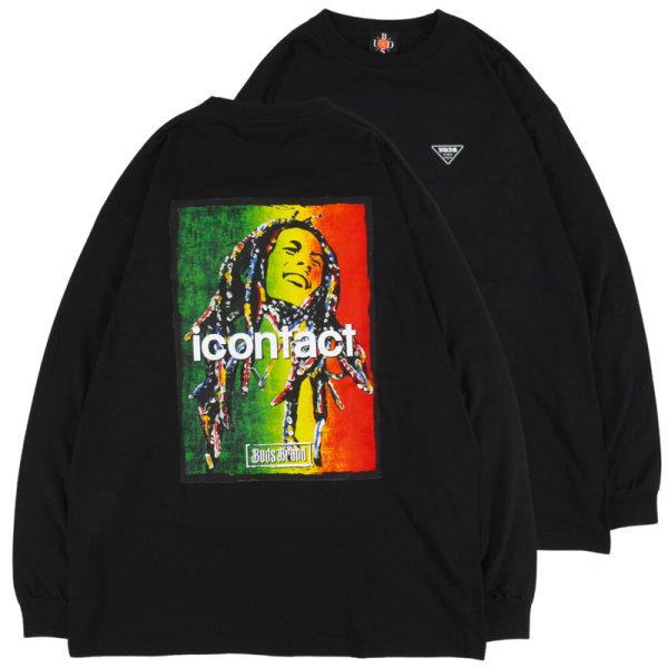 画像1: 【ラストMのみ】BUDS（バッズ）× icontact “ONE LOVE L/S TEE” (1)