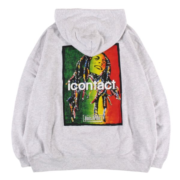 画像3: BUDS(バッズ)× icontact “ONE LOVE WIDE HOODIE” (3)