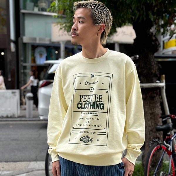 画像9: PeeTee. (ピーティー) “PEETEE CLOTHING CREW SWEAT” (9)