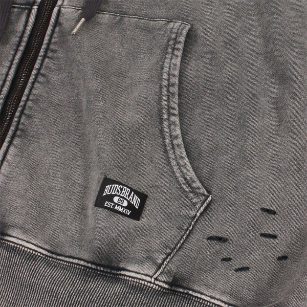 画像8: BUDS（バッズ）“DNC CHEMICAL DAMAGE ZIP HOODIE” (8)