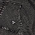 画像8: 【ラストXLのみ】BUDS（バッズ）“DNC CHEMICAL DAMAGE ZIP HOODIE” (8)