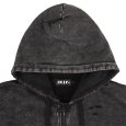 画像4: 【ラストXLのみ】BUDS（バッズ）“DNC CHEMICAL DAMAGE ZIP HOODIE” (4)