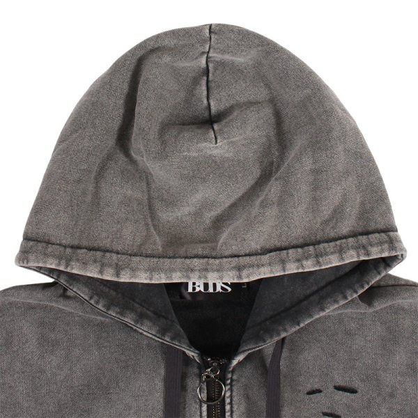画像4: BUDS（バッズ）“DNC CHEMICAL DAMAGE ZIP HOODIE” (4)