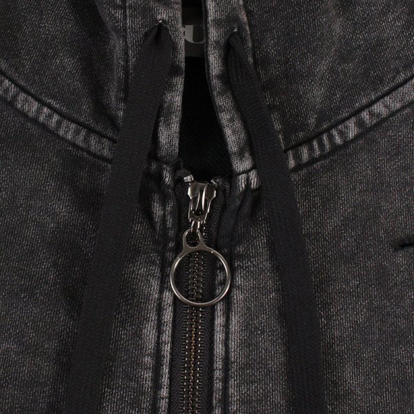 画像5: 【ラストXLのみ】BUDS(バッズ)“DNC CHEMICAL DAMAGE ZIP HOODIE” (5)