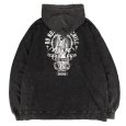 画像3: 【ラストXLのみ】BUDS（バッズ）“DNC CHEMICAL DAMAGE ZIP HOODIE” (3)