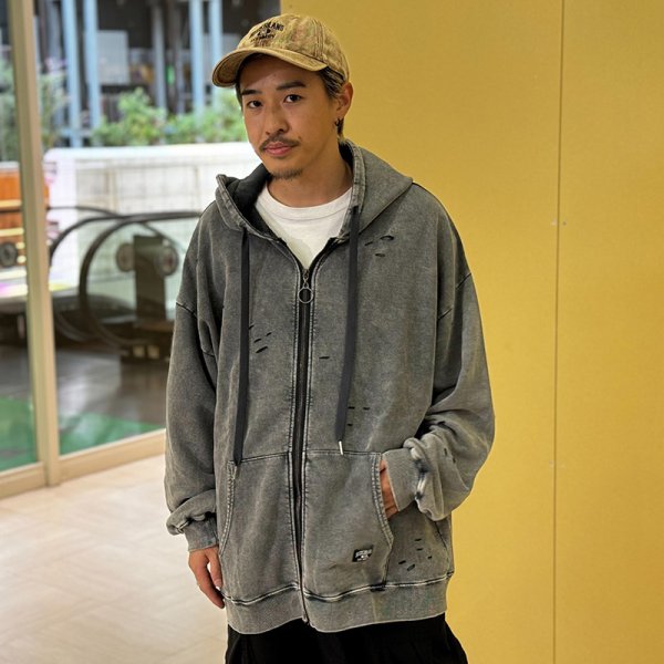 画像16: BUDS（バッズ）“DNC CHEMICAL DAMAGE ZIP HOODIE” (16)