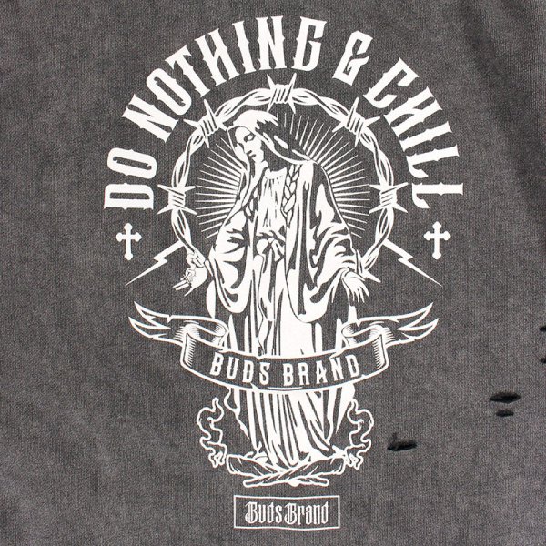 画像10: BUDS（バッズ）“DNC CHEMICAL DAMAGE ZIP HOODIE” (10)