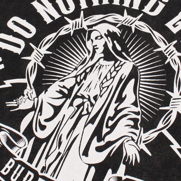 画像11: 【ラストXLのみ】BUDS(バッズ)“DNC CHEMICAL DAMAGE ZIP HOODIE” (11)